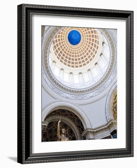 Interior, Capitolio, Havana, Cuba, West Indies, Central America-Ben Pipe-Framed Photographic Print