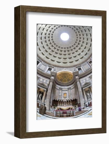 Interior Church of St. Mary of the Martyrs and Cupola Inside the Pantheon-Stuart Black-Framed Photographic Print