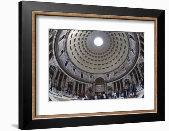 Interior Church of St. Mary of the Martyrs and Cupola Inside the Pantheon-Stuart Black-Framed Photographic Print