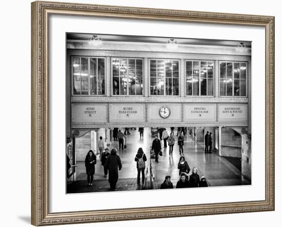 Interior Corridors with an Original Skylight in the Grand Central Terminal - Manhattan - New York-Philippe Hugonnard-Framed Photographic Print