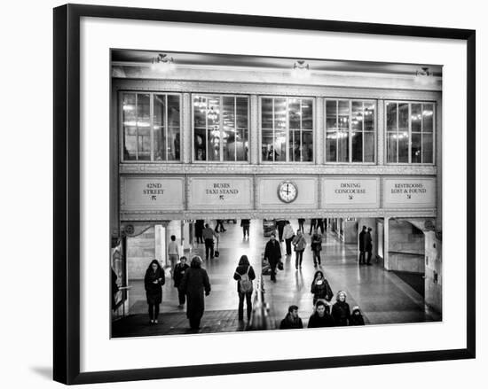 Interior Corridors with an Original Skylight in the Grand Central Terminal - Manhattan - New York-Philippe Hugonnard-Framed Photographic Print