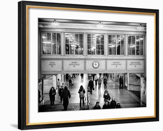 Interior Corridors with an Original Skylight in the Grand Central Terminal - Manhattan - New York-Philippe Hugonnard-Framed Photographic Print