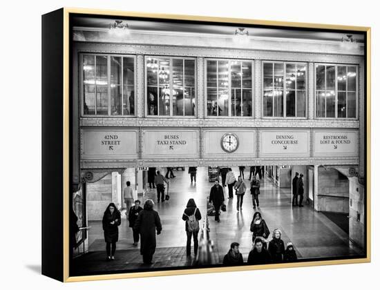 Interior Corridors with an Original Skylight in the Grand Central Terminal - Manhattan - New York-Philippe Hugonnard-Framed Premier Image Canvas