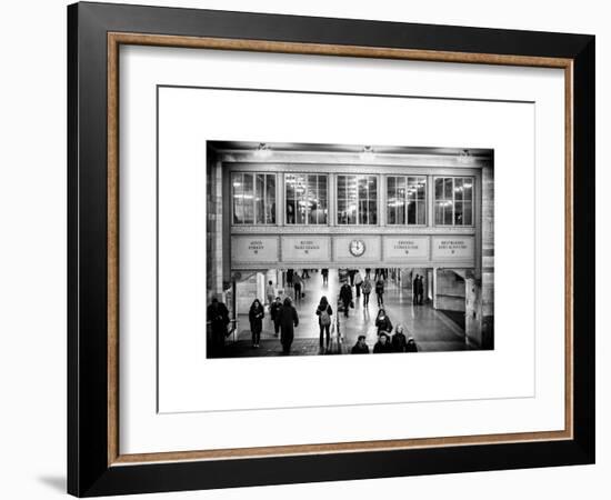 Interior Corridors with an Original Skylight in the Grand Central Terminal - Manhattan - New York-Philippe Hugonnard-Framed Art Print