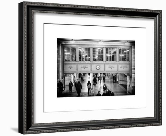 Interior Corridors with an Original Skylight in the Grand Central Terminal - Manhattan - New York-Philippe Hugonnard-Framed Art Print