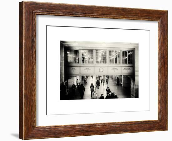 Interior Corridors with an Original Skylight in the Grand Central Terminal - Manhattan - New York-Philippe Hugonnard-Framed Art Print