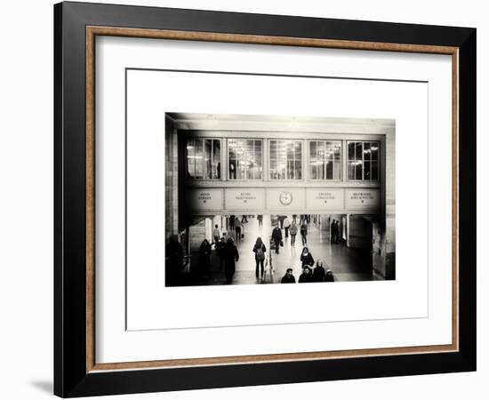 Interior Corridors with an Original Skylight in the Grand Central Terminal - Manhattan - New York-Philippe Hugonnard-Framed Art Print