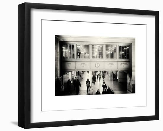 Interior Corridors with an Original Skylight in the Grand Central Terminal - Manhattan - New York-Philippe Hugonnard-Framed Art Print