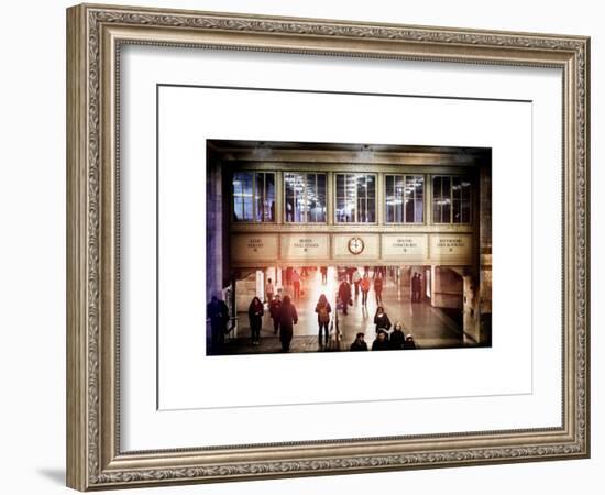 Interior Corridors with an Original Skylight in the Grand Central Terminal - Manhattan - New York-Philippe Hugonnard-Framed Art Print