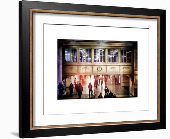 Interior Corridors with an Original Skylight in the Grand Central Terminal - Manhattan - New York-Philippe Hugonnard-Framed Art Print