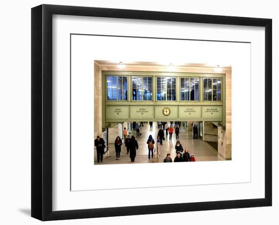 Interior Corridors with an Original Skylight in the Grand Central Terminal - Manhattan - New York-Philippe Hugonnard-Framed Art Print