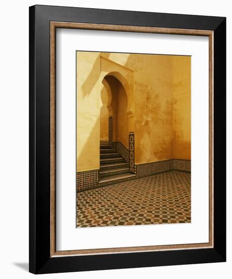 Interior Coutyard of Moulay Ismail Mausoleum-Merrill Images-Framed Photographic Print