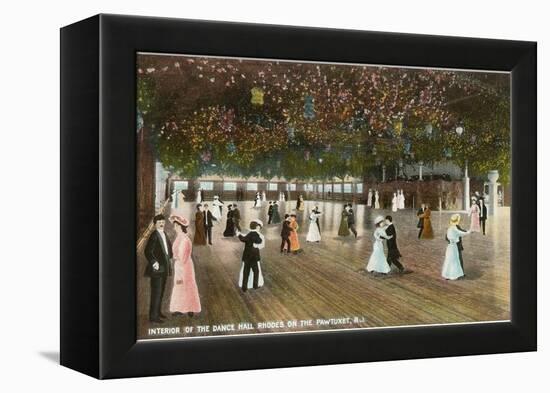 Interior, Dance Hall, Rhodes on the Pawtuxet, Rhode Island-null-Framed Stretched Canvas
