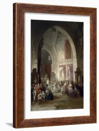 Interior De La Catedral De Toledo, 1850-Jenaro Perez Villaamil-Framed Giclee Print