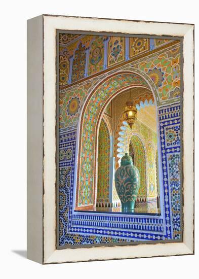 Interior Details of Continental Hotel, Tangier, Morocco, North Africa, Africa-Neil Farrin-Framed Premier Image Canvas