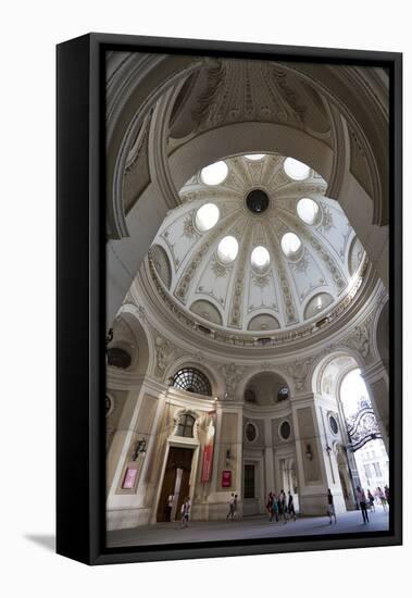 Interior dome passageway within Michaeler Gate, Hofburg Palace, Vienna, Austria, Europe-John Guidi-Framed Premier Image Canvas