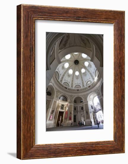 Interior dome passageway within Michaeler Gate, Hofburg Palace, Vienna, Austria, Europe-John Guidi-Framed Photographic Print