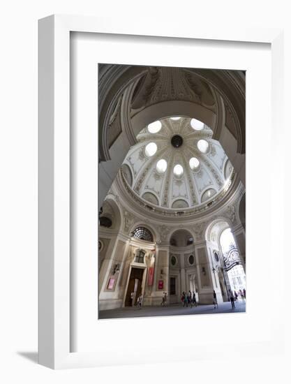 Interior dome passageway within Michaeler Gate, Hofburg Palace, Vienna, Austria, Europe-John Guidi-Framed Photographic Print
