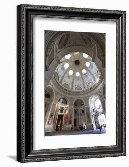 Interior dome passageway within Michaeler Gate, Hofburg Palace, Vienna, Austria, Europe-John Guidi-Framed Photographic Print