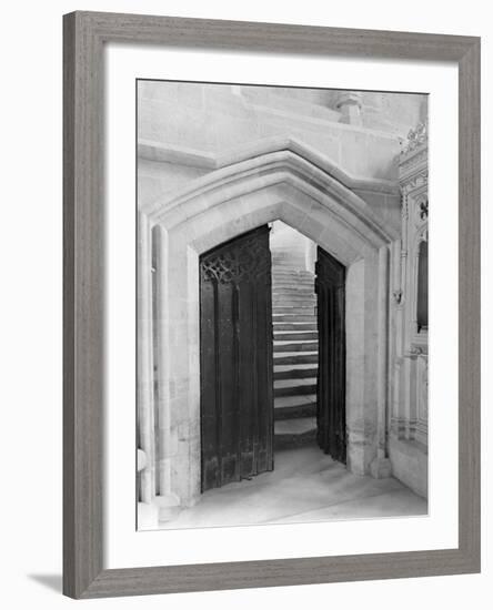 Interior Doorway, Wells Cathedral-Frederick Henry Evans-Framed Photographic Print