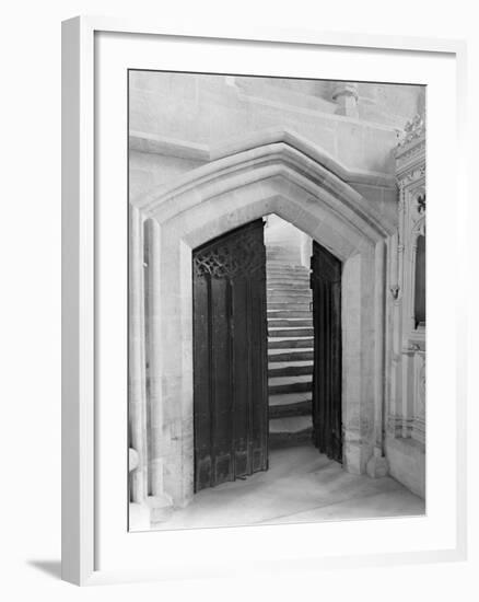 Interior Doorway, Wells Cathedral-Frederick Henry Evans-Framed Photographic Print