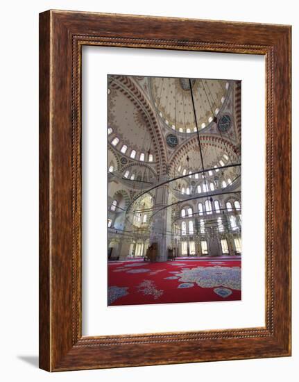 Interior, Fatih Mosque, Istanbul, Turkey, Europe-Neil Farrin-Framed Photographic Print