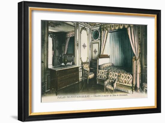 Interior, Fontainebleau, France-null-Framed Art Print