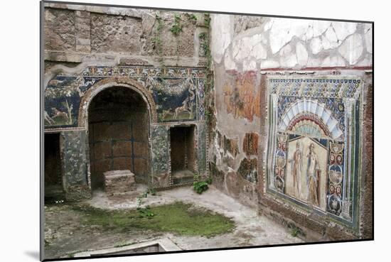 Interior garden-room in the House of Neptune, Herculaneum, Italy. Artist: Unknown-Unknown-Mounted Giclee Print