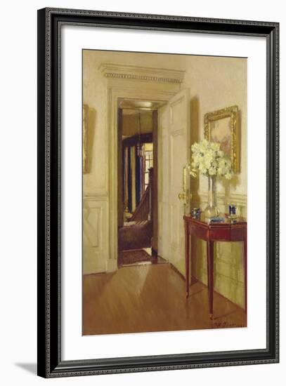 Interior, Gribdae, 1921-Patrick William Adam-Framed Giclee Print