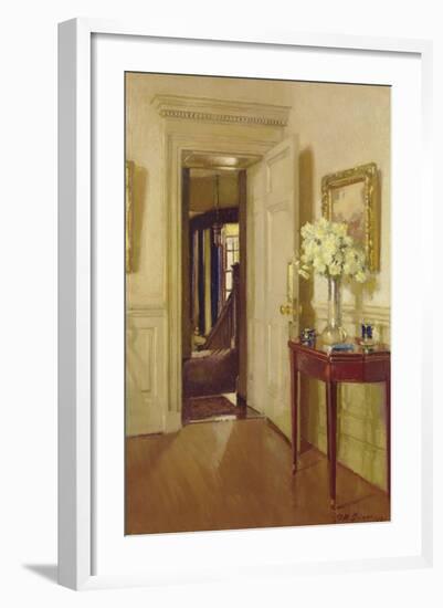 Interior, Gribdae, 1921-Patrick William Adam-Framed Giclee Print