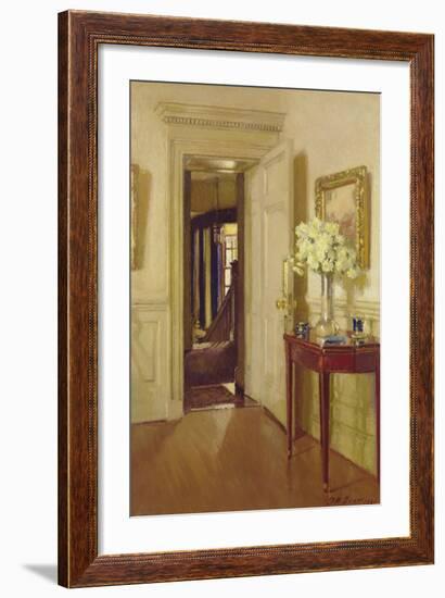 Interior, Gribdae, 1921-Patrick William Adam-Framed Giclee Print