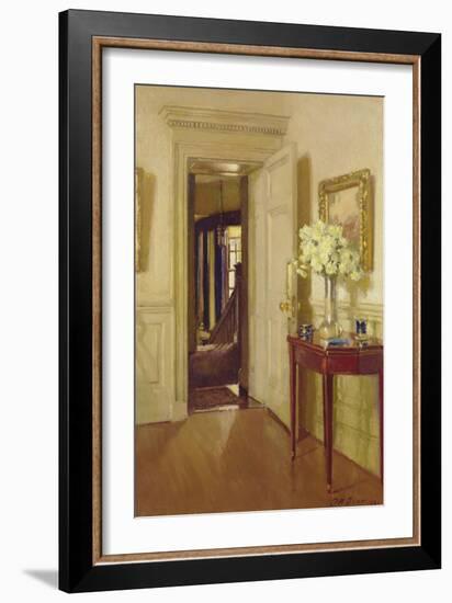 Interior, Gribdae, 1921-Patrick William Adam-Framed Giclee Print