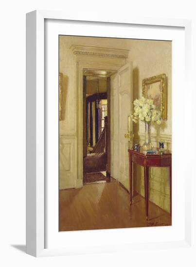 Interior, Gribdae, 1921-Patrick William Adam-Framed Giclee Print