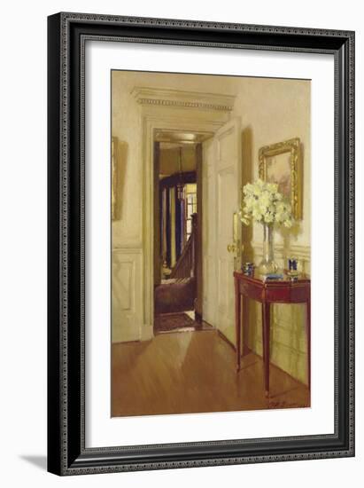 Interior, Gribdae, 1921-Patrick William Adam-Framed Giclee Print