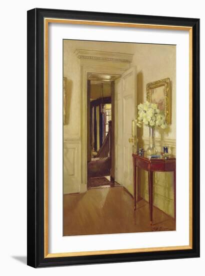 Interior, Gribdae, 1921-Patrick William Adam-Framed Giclee Print