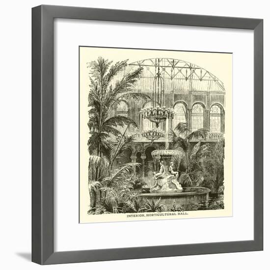 Interior, Horticultural Hall-null-Framed Giclee Print