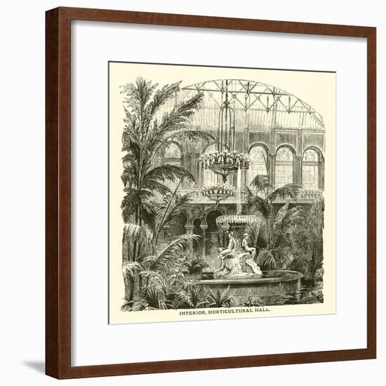 Interior, Horticultural Hall-null-Framed Giclee Print