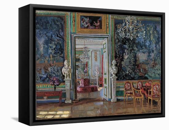 Interior in the Kuskovo Palace, 1917-Stanislav Yulianovich Zhukovsky-Framed Premier Image Canvas