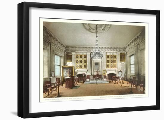 Interior, Independence Hall, Philadelphia, Pennsylvania-null-Framed Premium Giclee Print