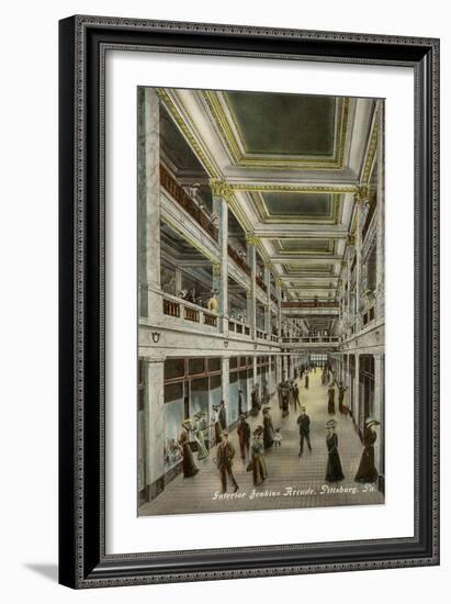 Interior, Jenkins Arcade, Pittsburgh, Pennsylvania-null-Framed Premium Giclee Print