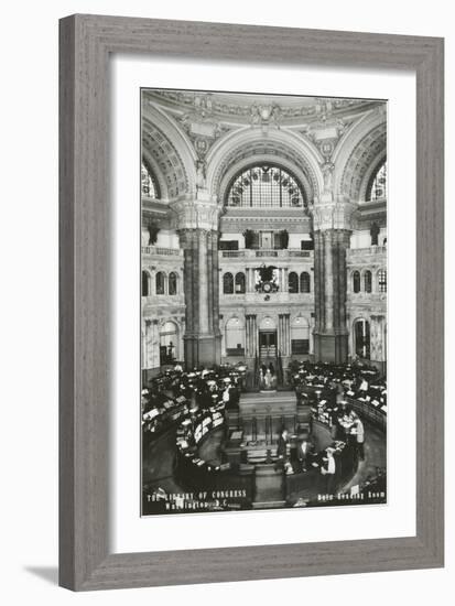 Interior, Library of Congress, Washington D.C.-null-Framed Art Print