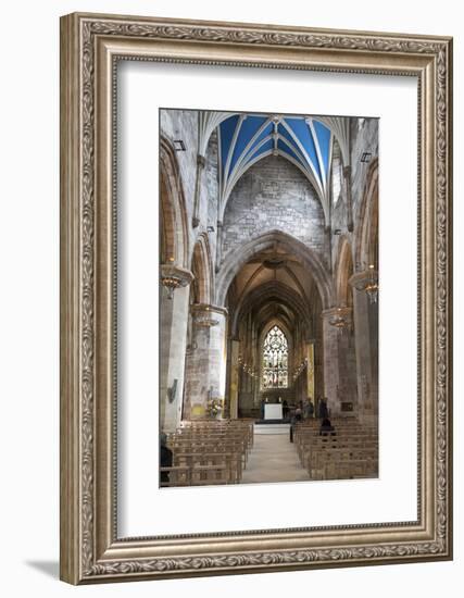 Interior Looking East from the Nave, St. Giles' Cathedral, Edinburgh, Scotland, United Kingdom-Nick Servian-Framed Photographic Print