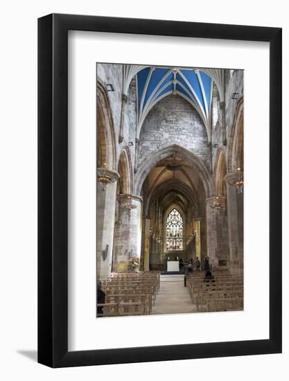 Interior Looking East from the Nave, St. Giles' Cathedral, Edinburgh, Scotland, United Kingdom-Nick Servian-Framed Photographic Print