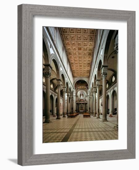 Interior Looking Towards the Apse-Filippo Brunelleschi-Framed Giclee Print