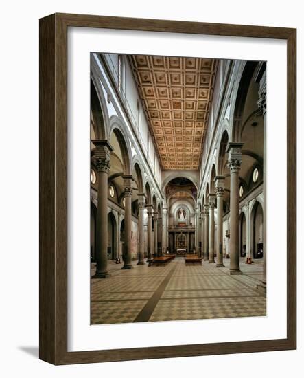 Interior Looking Towards the Apse-Filippo Brunelleschi-Framed Giclee Print