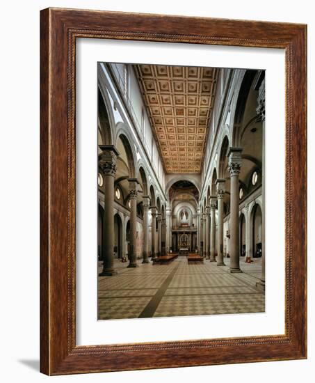 Interior Looking Towards the Apse-Filippo Brunelleschi-Framed Giclee Print