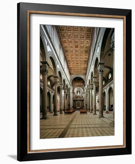 Interior Looking Towards the Apse-Filippo Brunelleschi-Framed Giclee Print