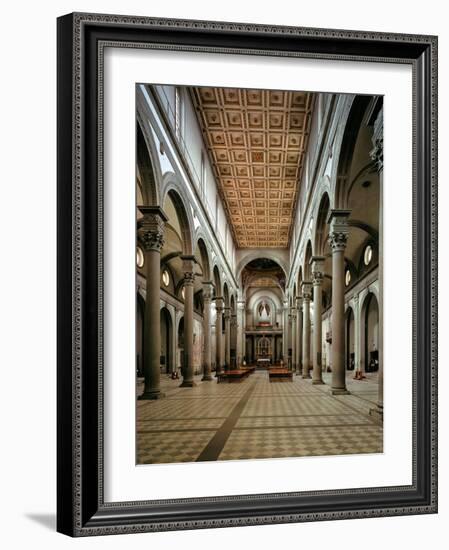 Interior Looking Towards the Apse-Filippo Brunelleschi-Framed Giclee Print