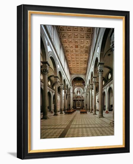 Interior Looking Towards the Apse-Filippo Brunelleschi-Framed Giclee Print