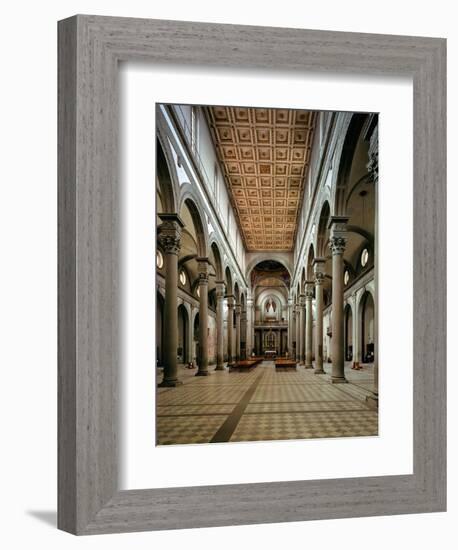 Interior Looking Towards the Apse-Filippo Brunelleschi-Framed Giclee Print